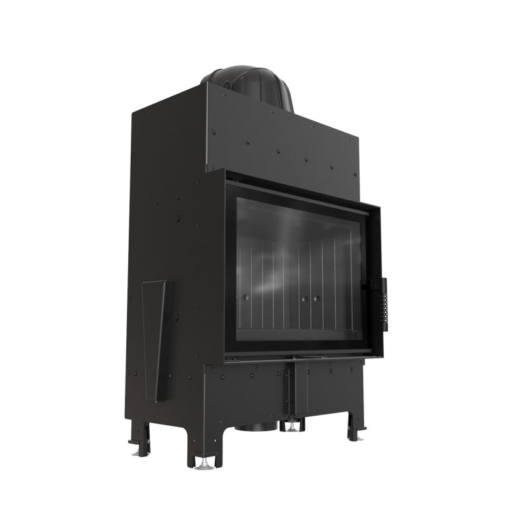 KRATKI FLOKI PF BLACK ΕΝΕΡΓΕΙΑΚΟ ΤΖΑΚΙ ΞΥΛΟΥ 8kW ΙΣΙΟ ΜΕ ΑΝΟΙΓΟΜΕΝΗ ΠΟΡΤΑ