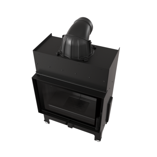 KRATKI FLOKI PF BLACK ΕΝΕΡΓΕΙΑΚΟ ΤΖΑΚΙ ΞΥΛΟΥ 8kW ΙΣΙΟ ΜΕ ΑΝΟΙΓΟΜΕΝΗ ΠΟΡΤΑ - Image 3
