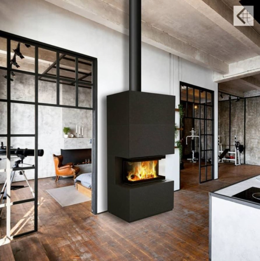 KRATKI HEB INDIAN BLACK ΕΝΕΡΓΕΙΑΚΟ ΤΖΑΚΙ ΞΥΛΟΥ 7kW ΤΡΙΠΛΕΥΡΟ ΜΕ ΑΝΟΙΓΟΜΕΝΗ ΠΟΡΤΑ - Image 8
