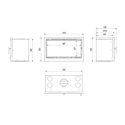 KRATKI KASETA ARKE 95 BLACK ΕΝΕΡΓΕΙΑΚΟ ΤΖΑΚΙ ΞΥΛΟΥ ΚΑΣΕΤΑ 12kW ΙΣΙΟ ΜΕ ΔΙΠΛΟ ΒΕΝΤΙΛΑΤΕΡ & ΑΝΟΙΓΟΜΕΝΗ ΠΟΡΤΑ - Image 5