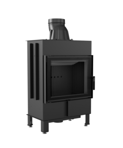 KRATKI LUCY 12 BLACK ΕΝΕΡΓΕΙΑΚΟ ΤΖΑΚΙ ΞΥΛΟΥ 12kW ΙΣΙΟ ΜΕ ΑΝΟΙΓΟΜΕΝΗ ΠΟΡΤΑ