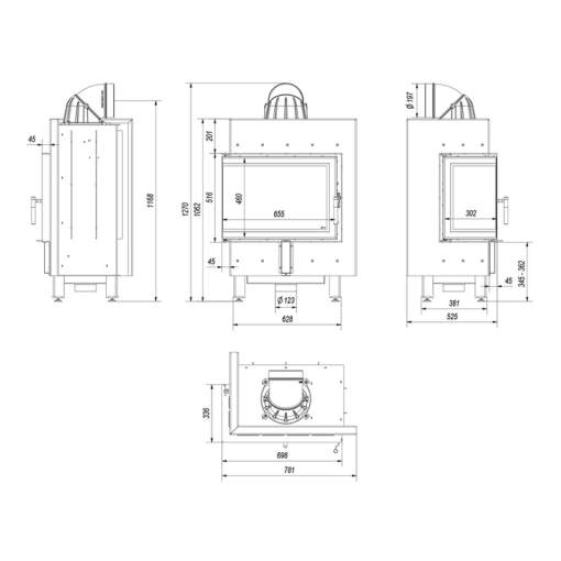 KRATKI LUCY 12 L BS ΕΝΕΡΓΕΙΑΚΟ ΤΖΑΚΙ ΞΥΛΟΥ 12kW ΑΡΙΣΤΕΡΗ ΓΩΝΙΑ ΜΕ ΑΝΟΙΓΟΜΕΝΗ ΠΟΡΤΑ - Image 6