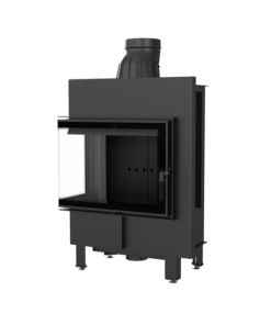 KRATKI LUCY 12 L BS BLACK ΕΝΕΡΓΕΙΑΚΟ ΤΖΑΚΙ ΞΥΛΟΥ 12kW ΑΡΙΣΤΕΡΗ ΓΩΝΙΑ ΜΕ ΑΝΟΙΓΟΜΕΝΗ ΠΟΡΤΑ