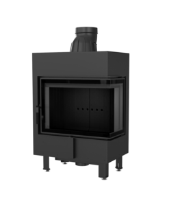 KRATKI LUCY 12 P BS BLACK ΕΝΕΡΓΕΙΑΚΟ ΤΖΑΚΙ ΞΥΛΟΥ 12kW ΔΕΞΙΑ ΓΩΝΙΑ ΜΕ ΑΝΟΙΓΟΜΕΝΗ ΠΟΡΤΑ