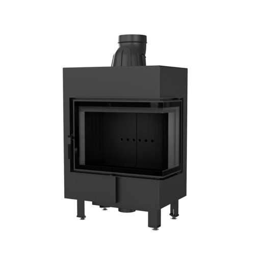 KRATKI LUCY 12 P BS BLACK ΕΝΕΡΓΕΙΑΚΟ ΤΖΑΚΙ ΞΥΛΟΥ 12kW ΔΕΞΙΑ ΓΩΝΙΑ ΜΕ ΑΝΟΙΓΟΜΕΝΗ ΠΟΡΤΑ