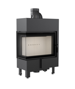 KRATKI LUCY 12 SLIM L BS ΕΝΕΡΓΕΙΑΚΟ ΤΖΑΚΙ ΞΥΛΟΥ 8kW ΑΡΙΣΤΕΡΗ ΓΩΝΙΑ ΜΕ ΑΝΟΙΓΟΜΕΝΗ ΠΟΡΤΑ
