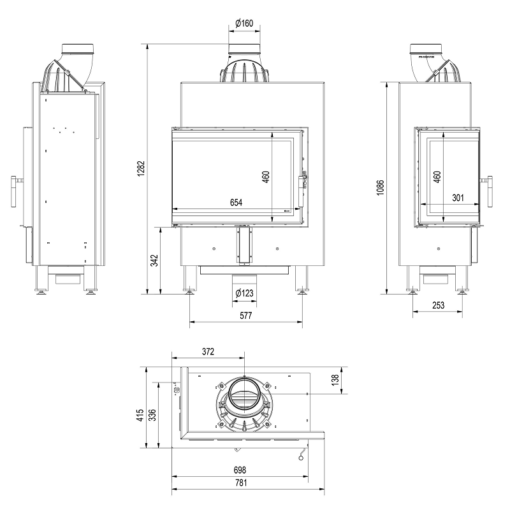 KRATKI LUCY 12 SLIM L BS ΕΝΕΡΓΕΙΑΚΟ ΤΖΑΚΙ ΞΥΛΟΥ 8kW ΑΡΙΣΤΕΡΗ ΓΩΝΙΑ ΜΕ ΑΝΟΙΓΟΜΕΝΗ ΠΟΡΤΑ - Image 6