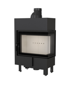 KRATKI LUCY 12 SLIM P BS ΕΝΕΡΓΕΙΑΚΟ ΤΖΑΚΙ ΞΥΛΟΥ 8kW ΔΕΞΙΑ ΓΩΝΙΑ ΜΕ ΑΝΟΙΓΟΜΕΝΗ ΠΟΡΤΑ