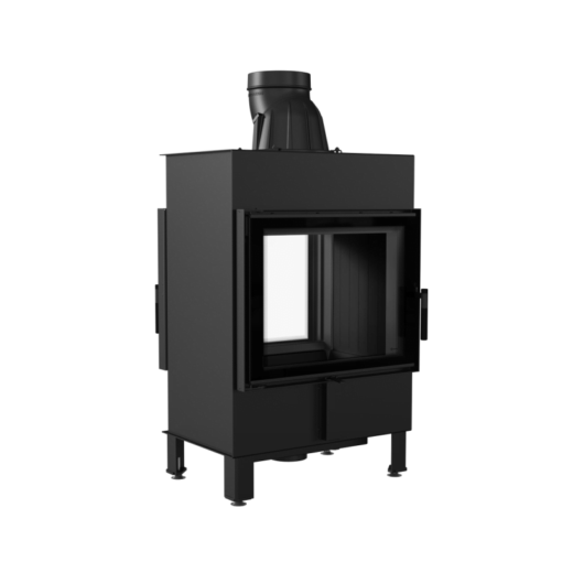 KRATKI LUCY 12 T BLACK ΕΝΕΡΓΕΙΑΚΟ ΤΖΑΚΙ ΞΥΛΟΥ 12kW ΔΙΑΜΠΕΡΕΣ ΜΕ ΑΝΟΙΓΟΜΕΝΕΣ ΠΟΡΤΕΣ
