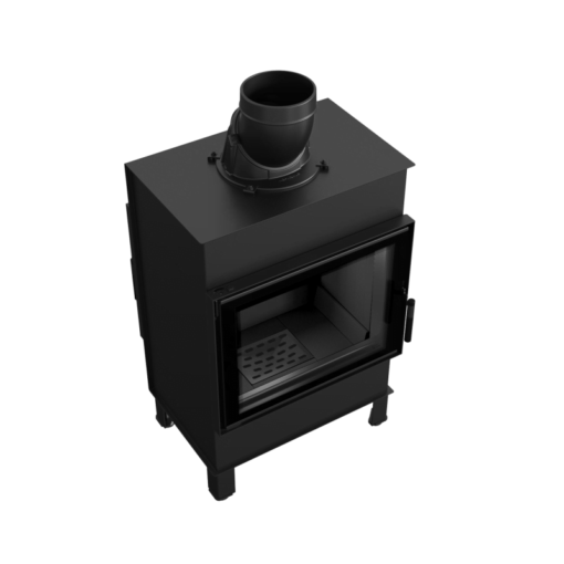 KRATKI LUCY 12 T BLACK ΕΝΕΡΓΕΙΑΚΟ ΤΖΑΚΙ ΞΥΛΟΥ 12kW ΔΙΑΜΠΕΡΕΣ ΜΕ ΑΝΟΙΓΟΜΕΝΕΣ ΠΟΡΤΕΣ - Image 3