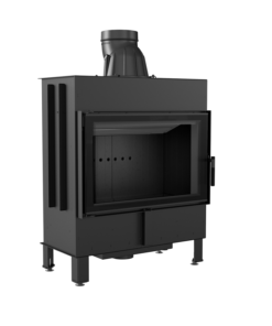 KRATKI LUCY 14 BLACK ΕΝΕΡΓΕΙΑΚΟ ΤΖΑΚΙ ΞΥΛΟΥ 14kW ΙΣΙΟ ΜΕ ΑΝΟΙΓΟΜΕΝΗ ΠΟΡΤΑ