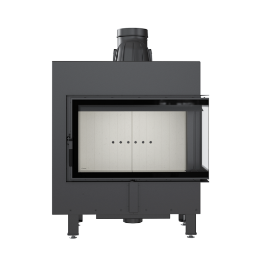 KRATKI LUCY 14 P BS ΕΝΕΡΓΕΙΑΚΟ ΤΖΑΚΙ ΞΥΛΟΥ 14kW ΔΕΞΙΑ ΓΩΝΙΑ ΜΕ ΑΝΟΙΓΟΜΕΝΗ ΠΟΡΤΑ - Image 2