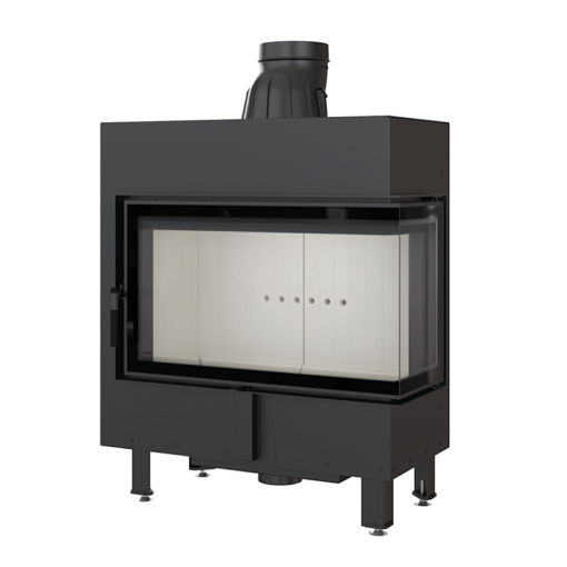 KRATKI LUCY 14 P BS ΕΝΕΡΓΕΙΑΚΟ ΤΖΑΚΙ ΞΥΛΟΥ 14kW ΔΕΞΙΑ ΓΩΝΙΑ ΜΕ ΑΝΟΙΓΟΜΕΝΗ ΠΟΡΤΑ - Image 3