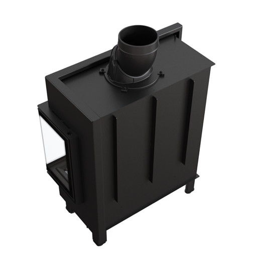 KRATKI LUCY 14 P BS ΕΝΕΡΓΕΙΑΚΟ ΤΖΑΚΙ ΞΥΛΟΥ 14kW ΔΕΞΙΑ ΓΩΝΙΑ ΜΕ ΑΝΟΙΓΟΜΕΝΗ ΠΟΡΤΑ - Image 4