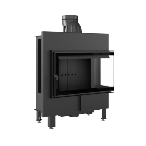 KRATKI LUCY 14 P BS BLACK ΕΝΕΡΓΕΙΑΚΟ ΤΖΑΚΙ ΞΥΛΟΥ 14kW ΔΕΞΙΑ ΓΩΝΙΑ ΜΕ ΑΝΟΙΓΟΜΕΝΗ ΠΟΡΤΑ