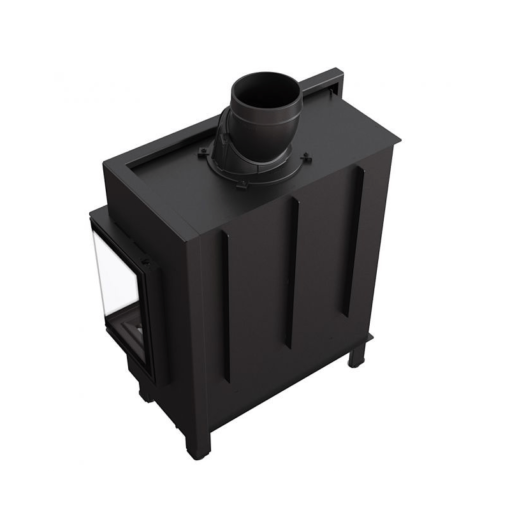 KRATKI LUCY 14 P BS BLACK ΕΝΕΡΓΕΙΑΚΟ ΤΖΑΚΙ ΞΥΛΟΥ 14kW ΔΕΞΙΑ ΓΩΝΙΑ ΜΕ ΑΝΟΙΓΟΜΕΝΗ ΠΟΡΤΑ - Image 3