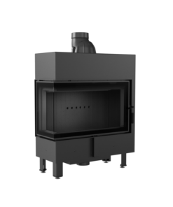 KRATKI LUCY 14 SLIM L BS BLACK ΕΝΕΡΓΕΙΑΚΟ ΤΖΑΚΙ ΞΥΛΟΥ 10kW ΑΡΙΣΤΕΡΗ ΓΩΝΙΑ ΜΕ ΑΝΟΙΓΟΜΕΝΗ ΠΟΡΤΑ