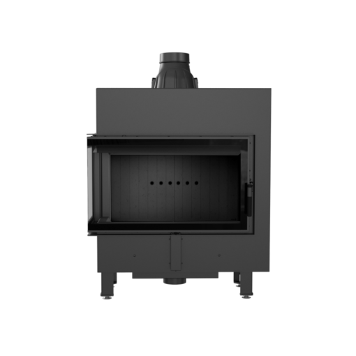 KRATKI LUCY 14 SLIM L BS BLACK ΕΝΕΡΓΕΙΑΚΟ ΤΖΑΚΙ ΞΥΛΟΥ 10kW ΑΡΙΣΤΕΡΗ ΓΩΝΙΑ ΜΕ ΑΝΟΙΓΟΜΕΝΗ ΠΟΡΤΑ - Image 2