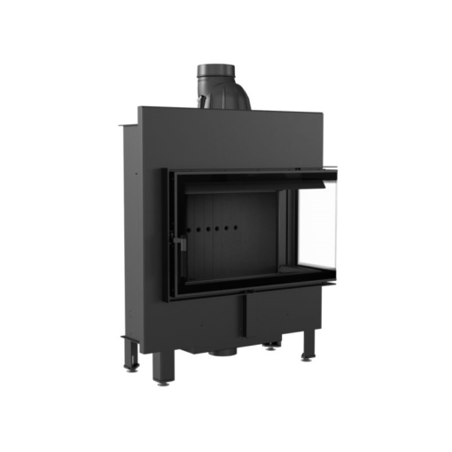 KRATKI LUCY 14 SLIM P BS BLACK ΕΝΕΡΓΕΙΑΚΟ ΤΖΑΚΙ ΞΥΛΟΥ 10kW ΔΕΞΙΑ ΓΩΝΙΑ ΜΕ ΑΝΟΙΓΟΜΕΝΗ ΠΟΡΤΑ