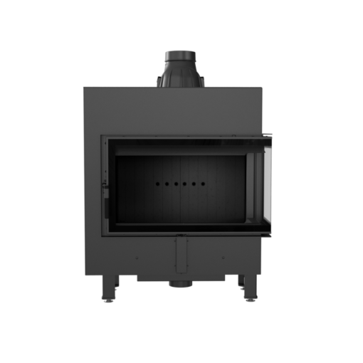 KRATKI LUCY 14 SLIM P BS BLACK ΕΝΕΡΓΕΙΑΚΟ ΤΖΑΚΙ ΞΥΛΟΥ 10kW ΔΕΞΙΑ ΓΩΝΙΑ ΜΕ ΑΝΟΙΓΟΜΕΝΗ ΠΟΡΤΑ - Image 2