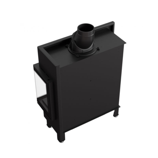 KRATKI LUCY 14 SLIM P BS BLACK ΕΝΕΡΓΕΙΑΚΟ ΤΖΑΚΙ ΞΥΛΟΥ 10kW ΔΕΞΙΑ ΓΩΝΙΑ ΜΕ ΑΝΟΙΓΟΜΕΝΗ ΠΟΡΤΑ - Image 4