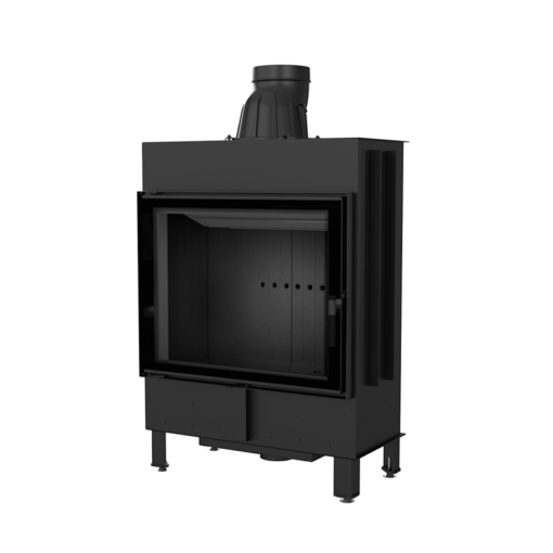 KRATKI LUCY 15 BLACK ΕΝΕΡΓΕΙΑΚΟ ΤΖΑΚΙ ΞΥΛΟΥ 15kW ΙΣΙΟ ΜΕ ΑΝΟΙΓΟΜΕΝΗ ΠΟΡΤΑ - Image 2