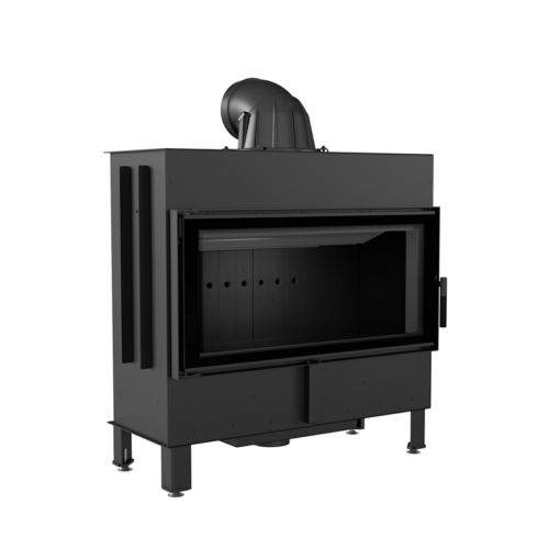 KRATKI LUCY 16 BLACK ΕΝΕΡΓΕΙΑΚΟ ΤΖΑΚΙ ΞΥΛΟΥ 16kW ΙΣΙΟ ΜΕ ΑΝΟΙΓΟΜΕΝΗ ΠΟΡΤΑ