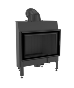 KRATKI NADIA 12 BLACK ΕΝΕΡΓΕΙΑΚΟ ΤΖΑΚΙ ΞΥΛΟΥ 12kW ΙΣΙΟ ΜΕ ΑΝΟΙΓΟΜΕΝΗ ΠΟΡΤΑ