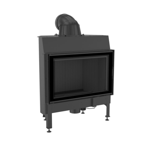 KRATKI NADIA 12 BLACK ΕΝΕΡΓΕΙΑΚΟ ΤΖΑΚΙ ΞΥΛΟΥ 12kW ΙΣΙΟ ΜΕ ΑΝΟΙΓΟΜΕΝΗ ΠΟΡΤΑ