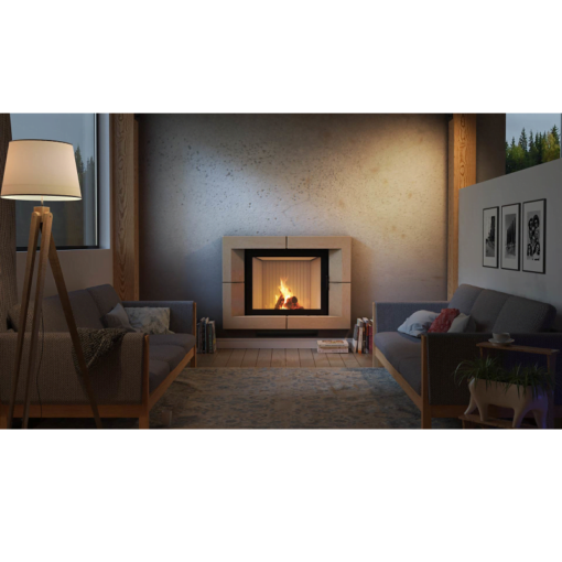 KRATKI NADIA 13 BLACK ΕΝΕΡΓΕΙΑΚΟ ΤΖΑΚΙ ΞΥΛΟΥ 13kW ΙΣΙΟ ΜΕ ΑΝΟΙΓΟΜΕΝΗ ΠΟΡΤΑ - Image 5