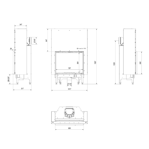 KRATKI NADIA 13 G BLACK ΕΝΕΡΓΕΙΑΚΟ ΤΖΑΚΙ ΞΥΛΟΥ 13kW ΙΣΙΟ ΜΕ ΣΥΡΟΜΕΝΗ ΠΟΡΤΑ - Image 7