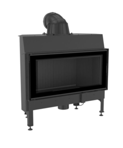 KRATKI NADIA 14 BLACK ΕΝΕΡΓΕΙΑΚΟ ΤΖΑΚΙ ΞΥΛΟΥ 14kW ΙΣΙΟ ΜΕ ΑΝΟΙΓΟΜΕΝΗ ΠΟΡΤΑ