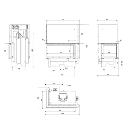 KRATKI NADIA 14 L BS G BLACK ΕΝΕΡΓΕΙΑΚΟ ΤΖΑΚΙ ΞΥΛΟΥ 14kW ΑΡΙΣΤΕΡΗ ΓΩΝΙΑ ΜΕ ΣΥΡΟΜΕΝΗ ΠΟΡΤΑ - Image 6