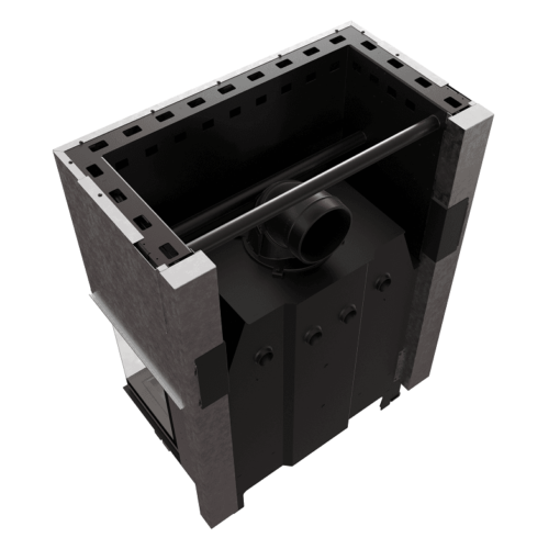 KRATKI NBC 1000 400 BLACK ΕΝΕΡΓΕΙΑΚΟ ΤΖΑΚΙ ΞΥΛΟΥ 15kW ΤΡΙΩΝ ΟΨΕΩΝ ΜΕ ΣΥΡΟΜΕΝΗ ΠΟΡΤΑ - Image 3