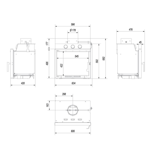 KRATKI PIPER PF ΕΝΕΡΓΕΙΑΚΟ ΤΖΑΚΙ ΞΥΛΟΥ 10kW ΑΕΡΟΘΕΡΜΟ ΙΣΙΟ ΜΕ ΑΝΟΙΓΟΜΕΝΗ ΠΟΡΤΑ - Image 4