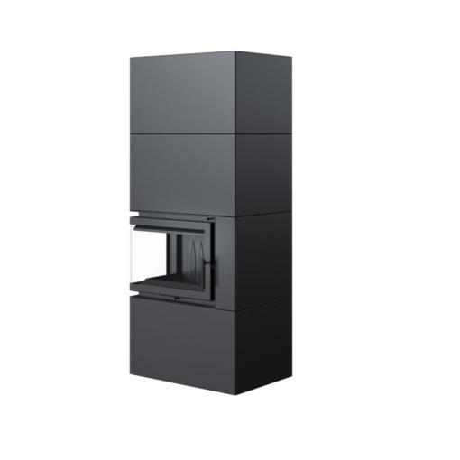 KRATKI SIMPLE BOX L S BLACK ΕΝΕΡΓΕΙΑΚΟ ΤΖΑΚΙ ΞΥΛΟΥ 8kW ΑΡΙΣΤΕΡΗ ΓΩΝΙΑ ΜΕ ΑΝΟΙΓΟΜΕΝΗ ΠΟΡΤΑ - Image 4