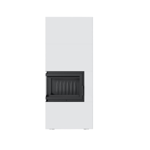 KRATKI SIMPLE BOX L S BIANCO ΕΝΕΡΓΕΙΑΚΟ ΤΖΑΚΙ ΞΥΛΟΥ 8kW ΑΡΙΣΤΕΡΗ ΓΩΝΙΑ ΜΕ ΑΝΟΙΓΟΜΕΝΗ ΠΟΡΤΑ - Image 2