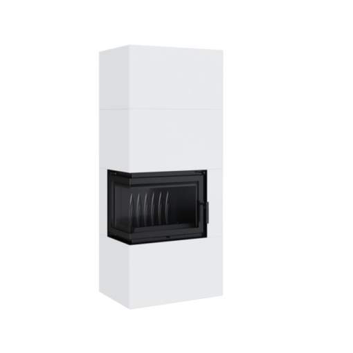 KRATKI SIMPLE BOX L S BIANCO ΕΝΕΡΓΕΙΑΚΟ ΤΖΑΚΙ ΞΥΛΟΥ 8kW ΑΡΙΣΤΕΡΗ ΓΩΝΙΑ ΜΕ ΑΝΟΙΓΟΜΕΝΗ ΠΟΡΤΑ - Image 3