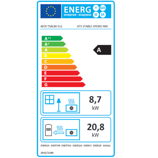 THERMIKI ATS STABLE HYDRO 900 ΕΝΕΡΓΕΙΑΚΟ ΤΖΑΚΙ ΥΔΡΑΥΛΙΚΟ ΜΕ ΑΝΟΙΓΟΜΕΝΗ ΠΟΡΤΑ - Image 2