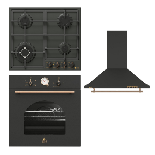 THERMOGATZ TGS 5511 BL RUSTIC + TGS 9511 BL RUSTIC + TGS 950 BL RUSTIC ΕΝΤΟΙΧΙΖΟΜΕΝΟ ΣΕΤ ΟΙΚΙΑΚΩΝ ΣΥΣΚΕΥΩΝ