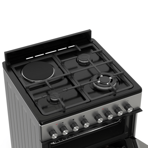 THERMOGATZ TGS 8001 IX DOUBLE-CAVITY ΚΟΥΖΙΝΑ ΜΙΚΤΗ ΜΕ ΔΥΟ ΦΟΥΡΝΟΥΣ - Image 2